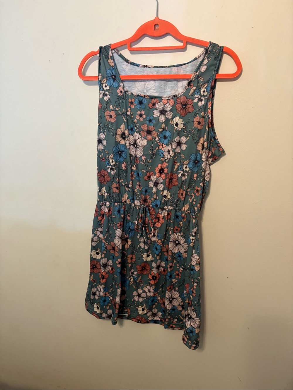 Floral scoop next dress